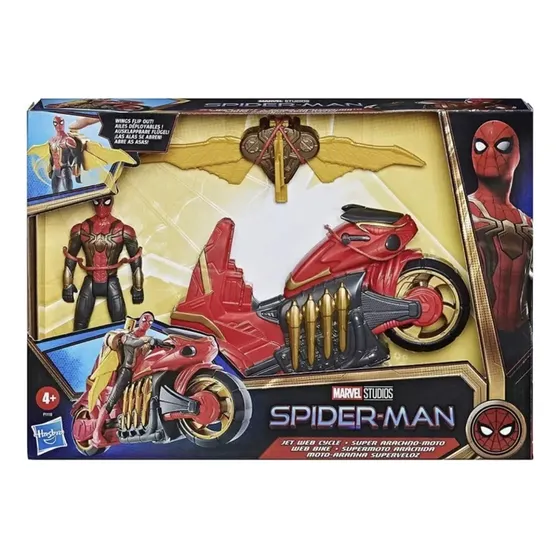 Juguete De Spiderman Con Moto