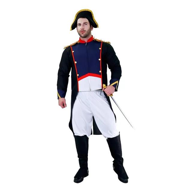 Disfraz De Rey Napoleón Para Hombre Blanco Plano