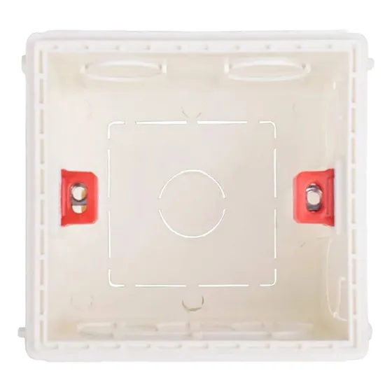 Caixa De Luz 2x2 Embutir Tomada 86x86mm Padrão Europeu Ch266