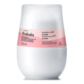 Desodorante Natura Antitranspirante Roll On Tododia Aclarar 70 Ml Desodorante Natura Antitranspirante Roll On Tododia Aclarar 70 Ml