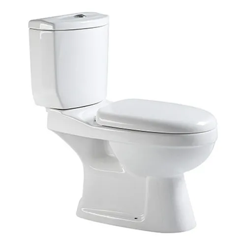 Inodoro Con Asiento Garda Pzzb0402 Piazza y Mochila Color Blanco Esmaltado