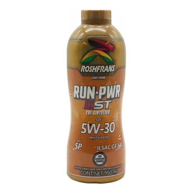 Aceite De Motor Roshfrans 950 Ml Run-pwr Tri-sintético 5w-30