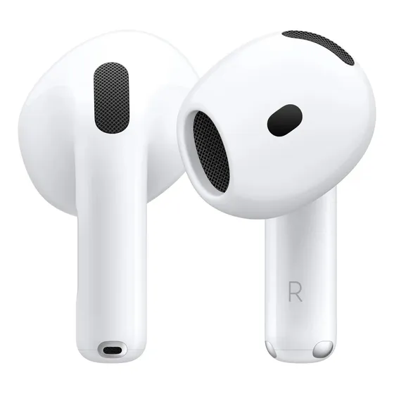 Auriculares Apple Airpods 4 Bluetooth Cancelación De Ruido Blanco