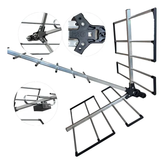 Antena Uhf Para Tv Smart Máximo Sinal Digital Longo Alcance