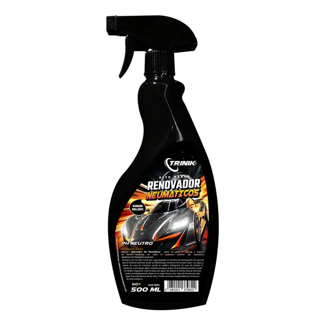 Renovador De Neumáticos Con Acabado Brillante Trinik 500ml
