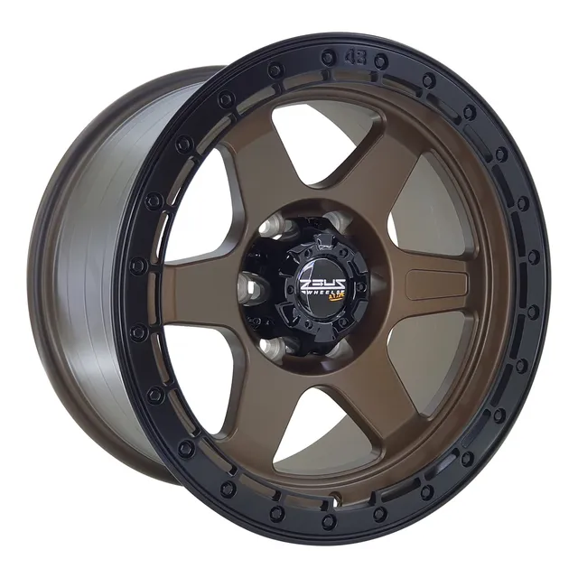 Jogo Rodas Off Road Block 43 Aro 17x9 6x139 Et:1 Bronze