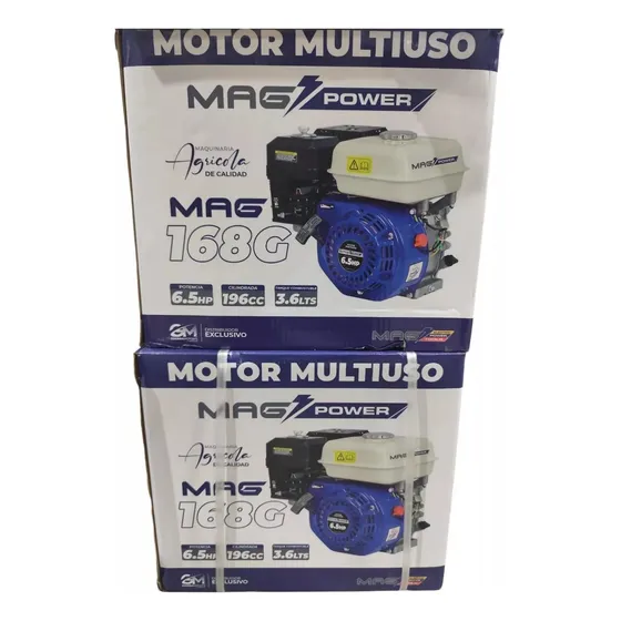 Motor Eje Libre A Gasolina Multiuso 6.5hp  196cc