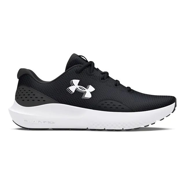 Tenis Under Armour Surge 4 Estilo Deportivo Para Hombre Negro/blanco Liso 7 Mx