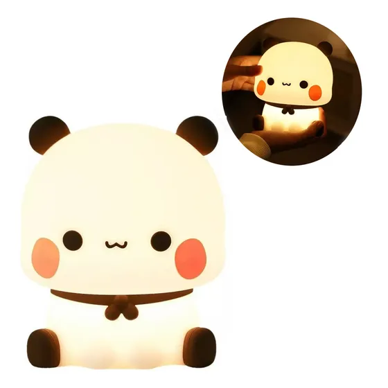 Lámpara Oso Bubu Luz Led Con Llaveros De Peluche Bubu Dudu