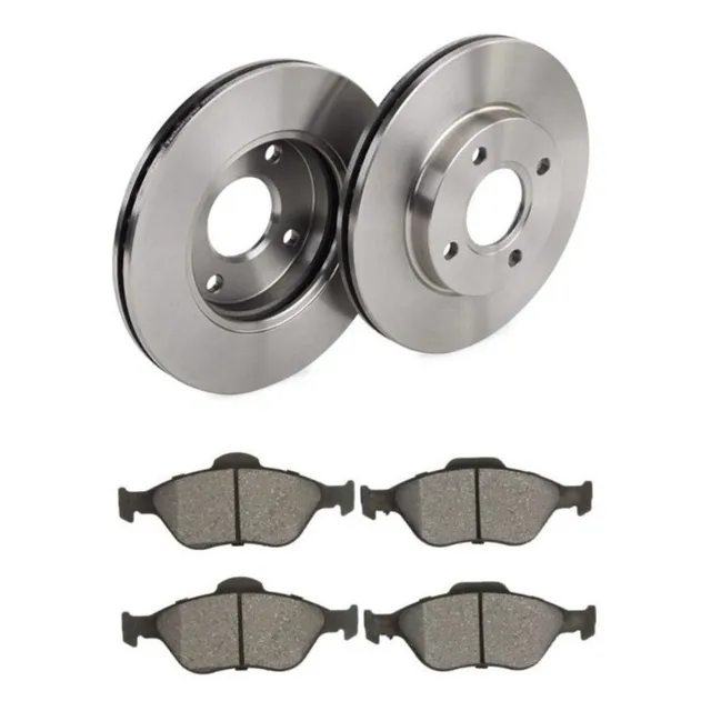 Kit Discos Freno + Pastillas Ford Focus 1 -ecosport L/ Vieja