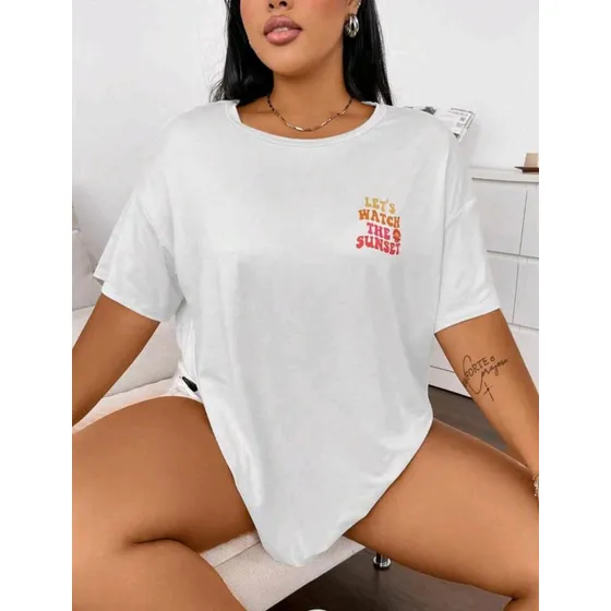 Blusa Camisa Oversize  Moda Shein Estampado Mariposa