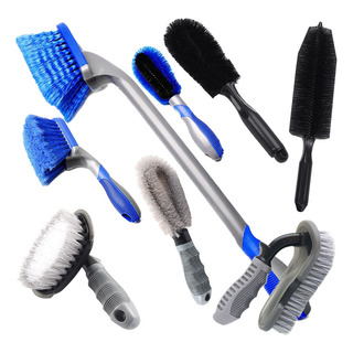 Set Cepillo Azul Marino Para Lavado De Autos Set Cepillo Azul Marino Para Lavado De Autos