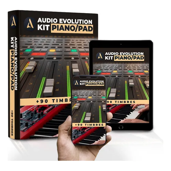 Pack Samples Áudio Evolution - Pianos E Pads (+90 Timbres)