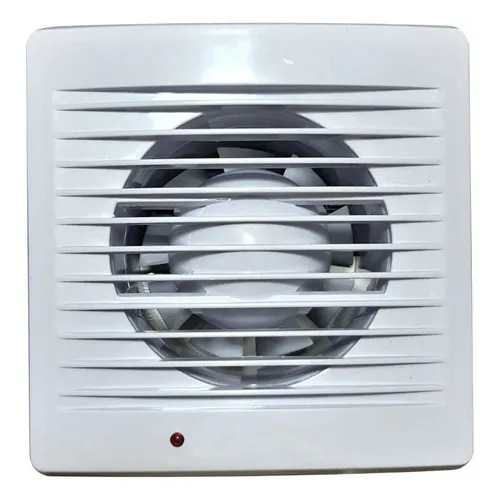 Extractor De Aire Para Baño O Cocina Con Rejilla Color Blanco