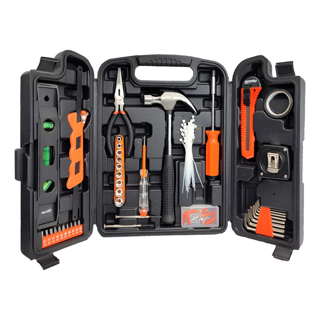 Kit De Ferramentas Com Maleta 165 Peças Sparta Nível Soquete Kit De Ferramentas Com Maleta 165 Peças Sparta Nível Soquete