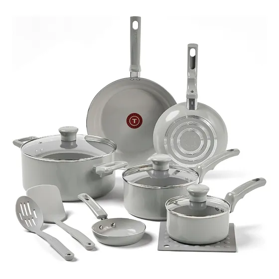 Juego De Utensilios De Cocina T-fal Refresh De Cerámica Anti