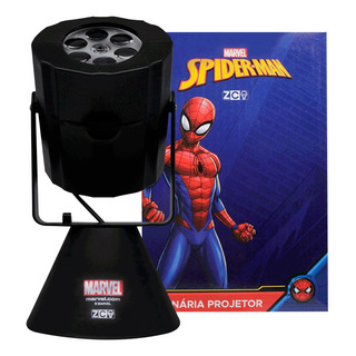 Luminária Homem Aranha Projetor De Luz Mesa Portátil A Pilha Luminária Homem Aranha Projetor De Luz Mesa Portátil A Pilha