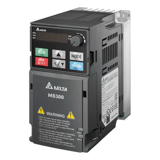 Variador Monofasico Delta Ms 300 3hp C/plc Vfd11ams21ansaa
