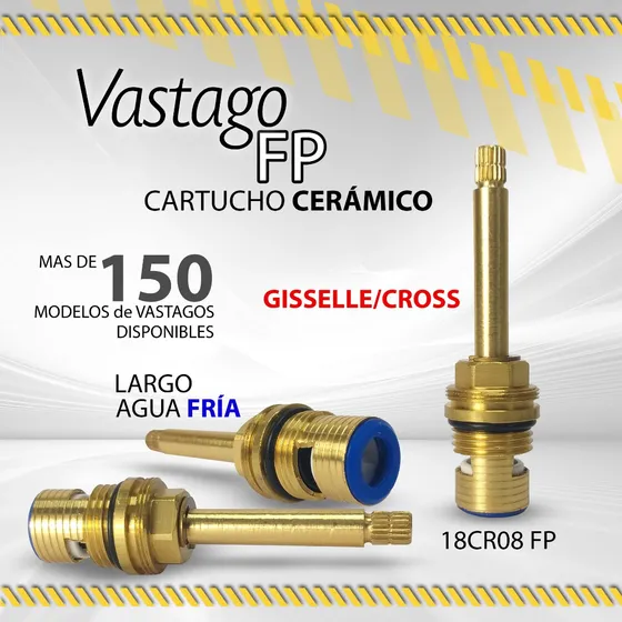 Vastago Fp Cartucho Ceramico Largo Giss Y D/cross/ 000007149