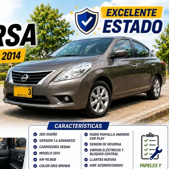 Nissan Versa 2014 1.6 Advance