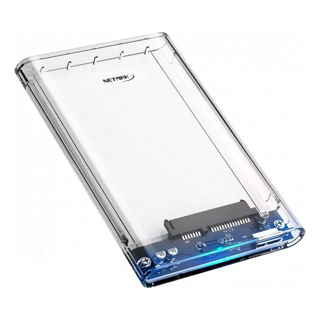 Carry Disk Usb 3.0 Alta Velocidad Disco Externo Sata Hdd Ssd Color Plateado