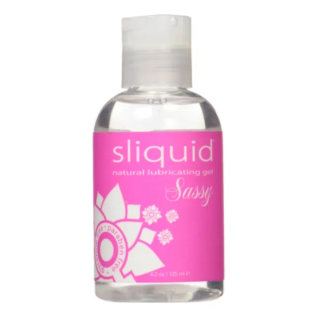 Sliquid Gel Lubricante Natural Sassy, Fórmula De Botín, B