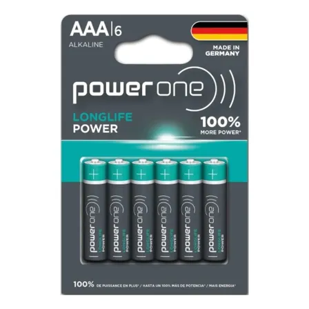 Blister Pilas Alcalinas Aaa X6 Powerone