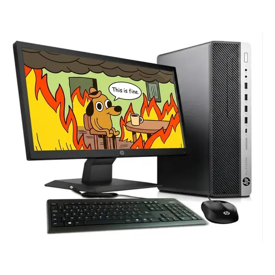 Pc Hp Elitedesk Sff Amd Ryzen 7 Pro 16gb Ram 1tb Hdd Led 22 (Reacondicionado)