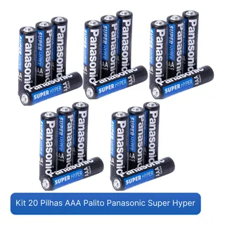 Kit 20 Pilhas Aaa Palito Antivasamento Uso De Controle Etc Kit 20 Pilhas Aaa Palito Antivasamento Uso De Controle Etc