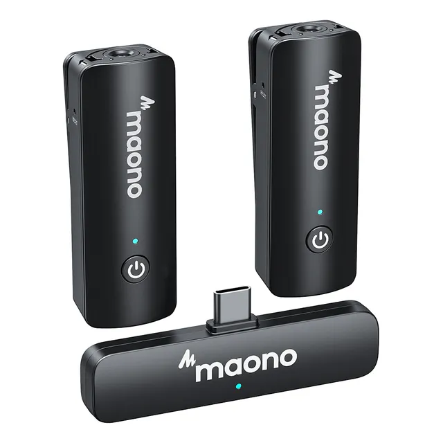 Micrófono Lavalier Inalámbrico Maono Wm600s-c2 Usb-c Android