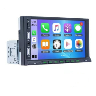 Radio De Coche Carplay, 1 Din, 7 Fm, Bt, Para Control De Enl Radio De Coche Carplay, 1 Din, 7 Fm, Bt, Para Control De Enl