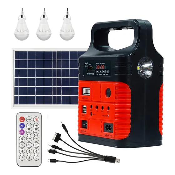 Generador Solar Portátil Para Camping Y Uso Doméstico