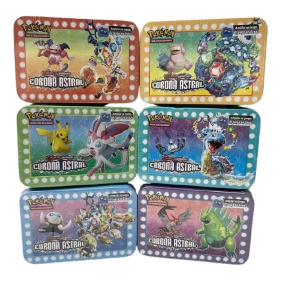 Lata Pokemon Silver Tempest + Carta Especial Varios Modelos