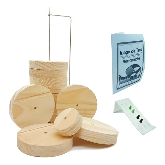 Tejo De Madera, Juego De Playa Con Gancho - 12896