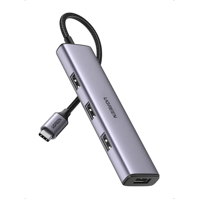 Adaptador Hub Ugreen Usb C - 4 X Usb A 3.0, Multipuerto