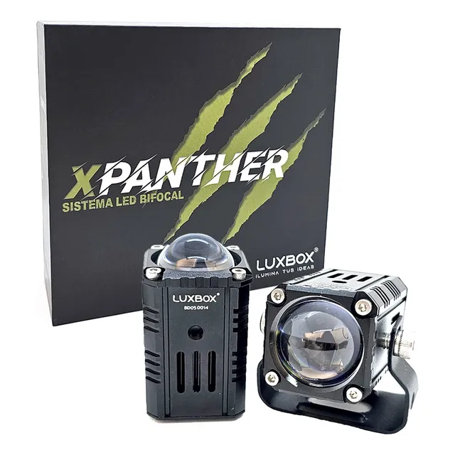 Mini Lupas Led Xpanther Luxbox Alta Y Baja Universales