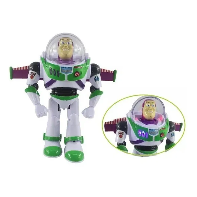 Buzz Lightyear Toy Story Muñeco Figura Juguete Sonido Camina