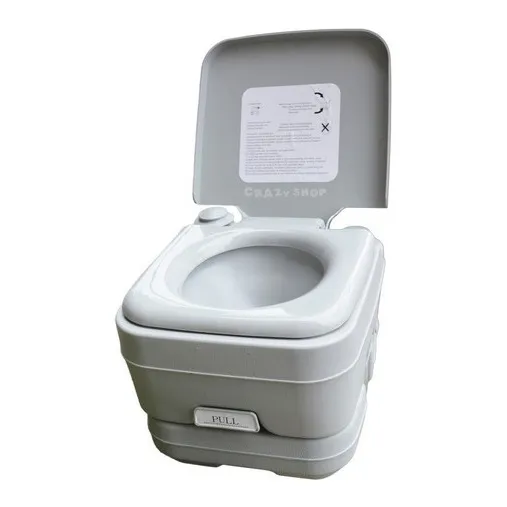 Inodoro Químico Portátil Camping Y Hogar 20 Litros Water Color Blanco