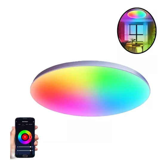 Plafon Led 24w Smart Rgb Dimerizable App Control