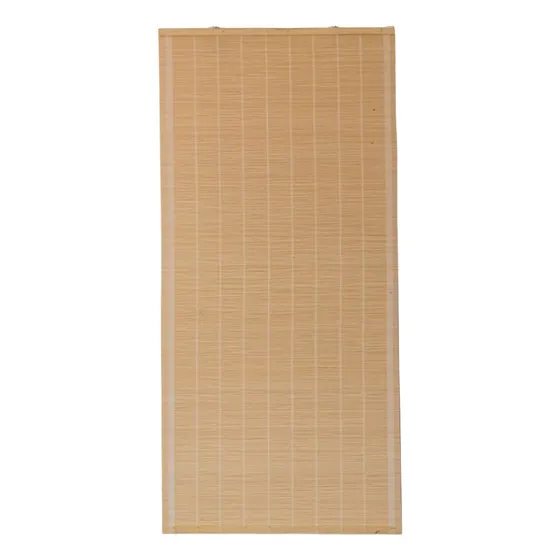 Cortina De Bambú Natural Enrrollable 100x125 Varilla Fina