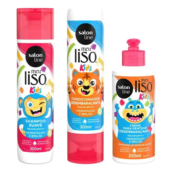 Kit Salon Line Kids Meu Lisinho Imaginação E Diversão C/3