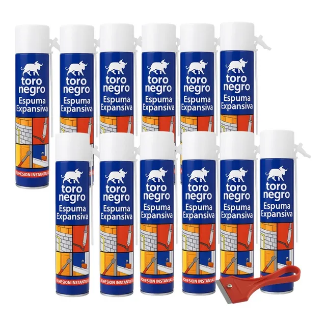 Espuma Expansiva Poliuretano Sellador 750ml Caja 12 Unidades