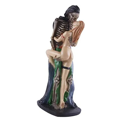 Freci Resina Calavera Figurina Cráneo Coleccionable Yztk1