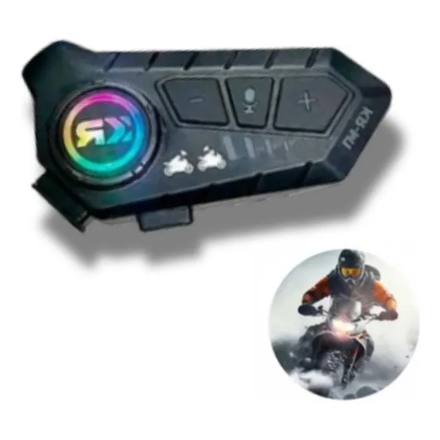 Intercomunicador Bluetooth Moto Casco Manos Libres Kr-m1