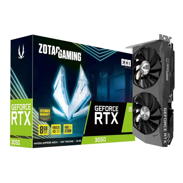 Zotac Gaming Geforce Rtx 3050 Eco 8gb Gddr6 Tarjeta Gráfica