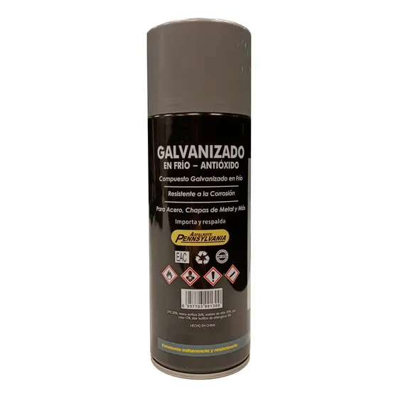 Pennsylvania Spray Galvanizado Frío Antióxido Metal 400ml