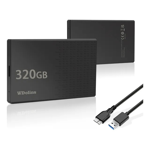 Disco Duro Externo Hdd Portátil Wdolins 2.5'' Usb 3.0  320g