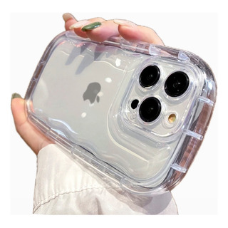 Funda Transp Antigolpe Borde Redondo Para iPhone 14 Pro Max Funda Transp Antigolpe Borde Redondo Para iPhone 14 Pro Max