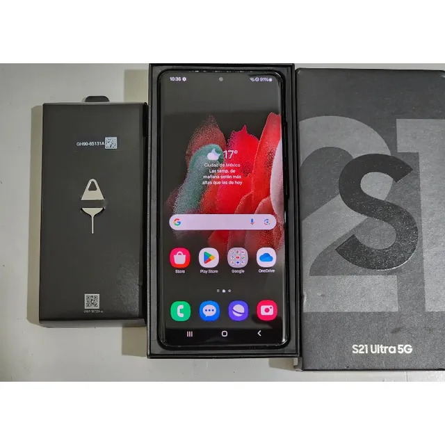 Samsung Galaxy S21 Ultra 5g 256gb Color Phantom Black Precio A Tratar Negro