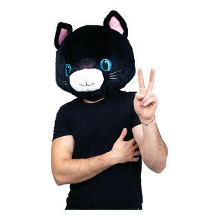 Máscara Gato Kawaii Dísfraz Cat Fiestas Halloween Animals Máscara Gato Kawaii Dísfraz Cat Fiestas Halloween Animals